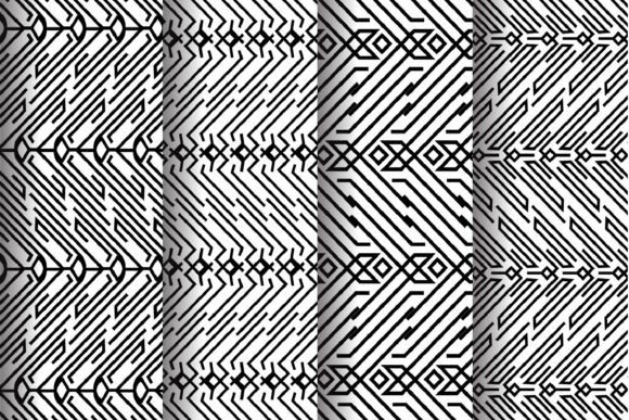 Black and White Abstract Patterns