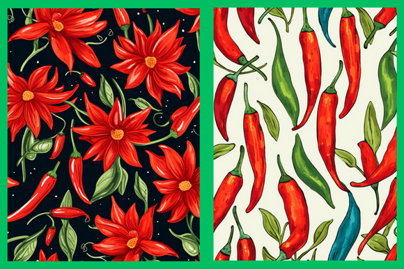 Chili Patterns: Enhancing Creativity and Workflow with Digital Papers