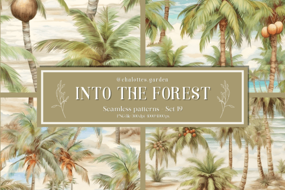 In the Forest Seamless Patterns Set 19
