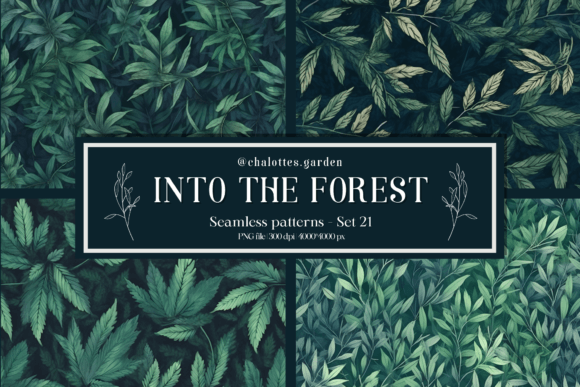In the Forest Seamless Patterns Set 21