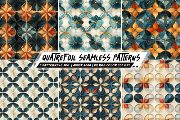 Quatrefoil 6 Seamless Patterns: A Versatile Tool for Designers