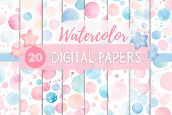 Watercolor Baby Shower Seamless Patterns: A Versatile Design Solution for Every Occasion